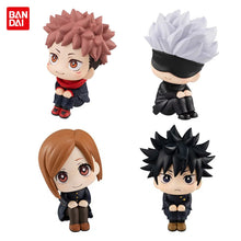 Load image into Gallery viewer, 10cm Anime Jujutsu Kaisen Figure Itadori Yuji Gojo Satori Fushiguro Megumi Kugisaki Kawaii Toy Car Decoration PVC Model Gift