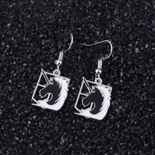 Load image into Gallery viewer, Anime Attack On Titan Drop Earring Attack Wings Trainee Survey Corps Pendant Earring Cерьги For Women Girl Cosplay Jewelry Gift