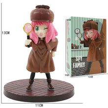 Load image into Gallery viewer, Kawaii Anime Spy X Family Action Figure Toys PVC Anya Detective Spy Family Figures Desktop Decoration Cute Gifts for Kids