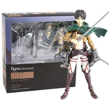 Load image into Gallery viewer, Attack on Titan Eren Yeager Levi Mikasa Ackerman PVC Action Figure figma203 figma 207 figma 213 Anime Figure Model Toy Doll Gift