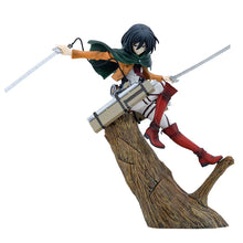 Load image into Gallery viewer, ARTFX J Attack on Titan Anime Figure Mikasa Ackerman Action Figure Levi Ackerman PVC Statue Collectible Figurine Model Doll Toys