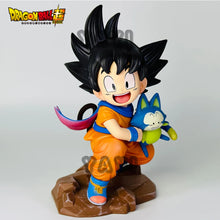 Load image into Gallery viewer, New 10cm Dragon Ball Z Anime Figure Goku Figure Goku Embrace Pura PVC Anime Collectible Model Toys Gifts