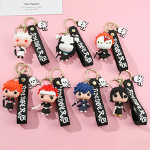 Load image into Gallery viewer, Anime BLEACH Figure Doll Toy Kurosaki Ichigo Model Keychain Backpack Ornament Keyrings Car Pendant Key Holder Kids Xmas Gifts