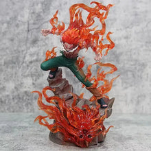 Load image into Gallery viewer, 26cm Naruto Might Guy Figure Ten Years of Shinobi Anime Action Figure With Light Immortal Sitting Pvc Model Collection Toy Gift