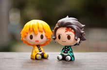 Load image into Gallery viewer, 4PCS/Set Anime Demon Slayer Nezuko Tanjirou Zenitsu Inosuke Mini Figurine Kawaii Action Figure PVC Model Collectible Doll Toys
