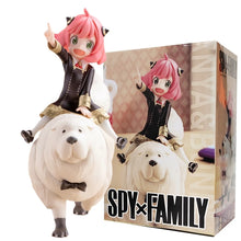 Load image into Gallery viewer, 14cm SPY×FAMILY Anya Anime Figure Bond Anya Forger Action Figures Kawaii Girl Riding Dog Figurine PVC Collection Model Doll Toy