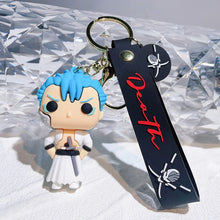 Load image into Gallery viewer, Anime BLEACH Figure Doll Toy Kurosaki Ichigo Model Keychain Backpack Ornament Keyrings Car Pendant Key Holder Kids Xmas Gifts