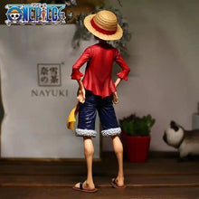 Load image into Gallery viewer, Hot 28cm One Piece Anime Figure Confident Smiley Luffy Three Form Face Changing Doll Action Figurine Model Toys Kits