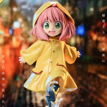 Load image into Gallery viewer, 12.5cm Spy X Family Anime Figure Kawaii Raincoat Anya Forger Action Figures Yor Forger Figurine PVC Collectible Model Doll Toys