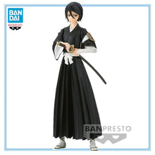 Load image into Gallery viewer, IN Stock Original Bandai Banpresto Solid and Souls Bleach Kuchiki Rukia Action Anime Figure Pvc Model Collectible Toys 14Cm
