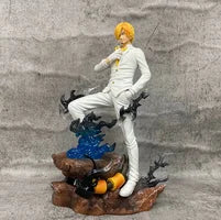 Load image into Gallery viewer, Cartoon Ace Dolls One Piece Figure Sanji Model Gk Luffy Gear5 Statue Anime White Beard Figurine PVC Collection Ben Bekkuman Toys