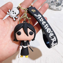 Load image into Gallery viewer, Anime BLEACH Figure Doll Toy Kurosaki Ichigo Model Keychain Backpack Ornament Keyrings Car Pendant Key Holder Kids Xmas Gifts