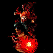 Load image into Gallery viewer, 26cm Naruto Might Guy Figure Ten Years of Shinobi Anime Action Figure With Light Immortal Sitting Pvc Model Collection Toy Gift