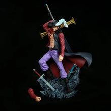 Load image into Gallery viewer, 28CM ONE PIECE Figures Eagle eye Dracule Mihawk Anime Figure Top War Pvc Model Statue Doll Collection Ornaments Toys Gift