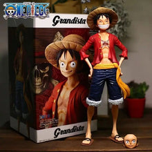 Load image into Gallery viewer, Hot 28cm One Piece Anime Figure Confident Smiley Luffy Three Form Face Changing Doll Action Figurine Model Toys Kits
