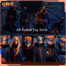 Load image into Gallery viewer, Naruto Akatsuki Anime Figure 37cm 6 Pcs Uchiha Itachi Madara Konan Hidan Ninja Action Figurine Decor Model Collection Toy Gift