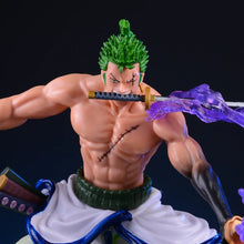 Load image into Gallery viewer, New 20cm One Piece Anime Figure GK Roronoa Zoro Action Figure PVC Collection Cartoon Model Doll Gift Toys Decoration