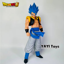 Load image into Gallery viewer, 31CM Anime Dragon Ball Z Super Saiyan Blue Gogeta PVC Action Figure Model Toys Desktop Decoraction Children Birthday Gift