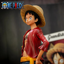 Load image into Gallery viewer, Hot 28cm One Piece Anime Figure Confident Smiley Luffy Three Form Face Changing Doll Action Figurine Model Toys Kits