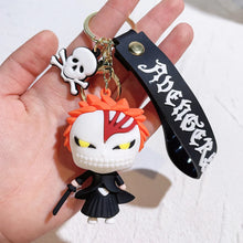 Load image into Gallery viewer, Anime BLEACH Figure Doll Toy Kurosaki Ichigo Model Keychain Backpack Ornament Keyrings Car Pendant Key Holder Kids Xmas Gifts