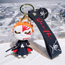 Load image into Gallery viewer, Anime BLEACH Figure Doll Toy Kurosaki Ichigo Model Keychain Backpack Ornament Keyrings Car Pendant Key Holder Kids Xmas Gifts