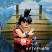 Load image into Gallery viewer, 10cm Dragon Ball Z Anime Son Goku with the Crystal Ball Pvc Model Statue Collection Decoration Doll Ornaments Toys Birthday Gift