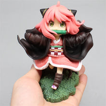 Load image into Gallery viewer, 12cm Spy×Family Anya Forger Cos Kamado Nezuko Anime Action Figure Model Statue Collection Desktop Decoration Ornament Toys Gifts