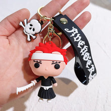 Load image into Gallery viewer, Anime BLEACH Figure Doll Toy Kurosaki Ichigo Model Keychain Backpack Ornament Keyrings Car Pendant Key Holder Kids Xmas Gifts