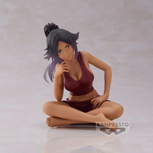 Load image into Gallery viewer, Original Genuine Banpresto Bleach Solid And Souls Relax Time 10cm Shihouin Yoruichi Model Action Figure For Girls