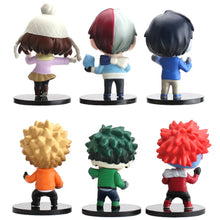 Load image into Gallery viewer, My Hero Academia 9 Pcs Cute Ver. Midoriya All Might Bakugou Shoto Ochaco PVC Action Figure Boku no Hero Gift Doll Model 8-10cm
