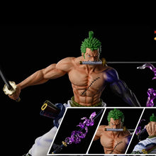 Load image into Gallery viewer, New 20cm One Piece Anime Figure GK Roronoa Zoro Action Figure PVC Collection Cartoon Model Doll Gift Toys Decoration