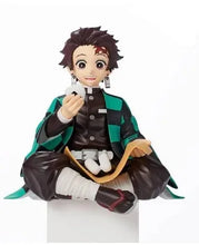 Load image into Gallery viewer, 10-15cm Anime Demon Slayer Figure Kamado Tanjirou Nezuko Sitting Posture Action Figure PVC Model Doll Collection Toy Gift Kids