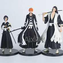 Load image into Gallery viewer, Aixlan 3pcs BLEACH Anime Figure Kurosaki Ichigo PVC Action Figure Kuchiki Rukia Figurine Collectible Model Toys Kid Gift