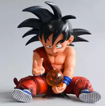 Load image into Gallery viewer, 10cm Dragon Ball Z Anime Son Goku with the Crystal Ball Pvc Model Statue Collection Decoration Doll Ornaments Toys Birthday Gift