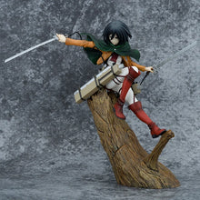 Load image into Gallery viewer, ARTFX J Attack on Titan Anime Figure Mikasa Ackerman Action Figure Levi Ackerman PVC Statue Collectible Figurine Model Doll Toys