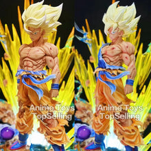 Load image into Gallery viewer, 28cm Dragon Ball Z Figure Goku Anime Figures First Super Saiyan Gk Blood coating Gokou PVC Model Toys Doll Collectible Gifts