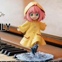 Load image into Gallery viewer, 12.5cm Spy X Family Anime Figure Kawaii Raincoat Anya Forger Action Figures Yor Forger Figurine PVC Collectible Model Doll Toys