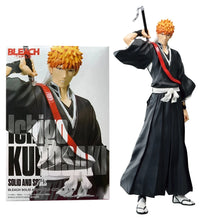 Load image into Gallery viewer, 19cm Anime BLEACH Figure Kurosaki Ichigo Draw Sword Zangetsu PVC Action Figures Knife Collection Model Toys For Boy Gifts