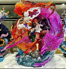 Load image into Gallery viewer, One Piece GK Model Red and White Hair Nika Luffy Shanks Anime Figure Decoration Premium large Statue