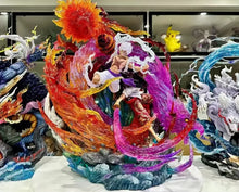 Load image into Gallery viewer, One Piece GK Model Red and White Hair Nika Luffy Shanks Anime Figure Decoration Premium large Statue