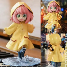 Load image into Gallery viewer, 12.5cm Spy X Family Anime Figure Kawaii Raincoat Anya Forger Action Figures Yor Forger Figurine PVC Collectible Model Doll Toys