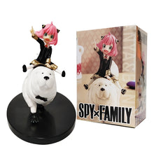 Load image into Gallery viewer, 14cm SPY×FAMILY Anya Anime Figure Bond Anya Forger Action Figures Kawaii Girl Riding Dog Figurine PVC Collection Model Doll Toy