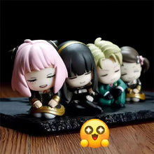 Load image into Gallery viewer, Anime Spy X Family Figures Q Version Yor Forger Anya Forger Kawaii Gashapon Sleeper Pvc Action Figure Ornaments