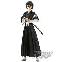 Load image into Gallery viewer, IN Stock Original Bandai Banpresto Solid and Souls Bleach Kuchiki Rukia Action Anime Figure Pvc Model Collectible Toys 14Cm