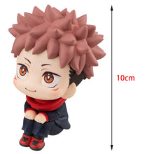 Load image into Gallery viewer, 10cm Anime Jujutsu Kaisen Figure Itadori Yuji Gojo Satori Fushiguro Megumi Kugisaki Kawaii Toy Car Decoration PVC Model Gift
