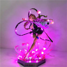 Load image into Gallery viewer, Anime Figures Demon Slayer Kanroji Mitsuri PVC Led DIY Toys Kimetsu no Yaiba 21cm Decor Bedroom Visual Night Light Action Figure
