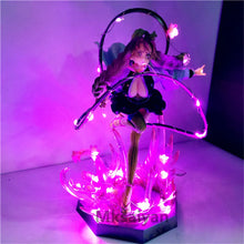 Load image into Gallery viewer, Anime Figures Demon Slayer Kanroji Mitsuri PVC Led DIY Toys Kimetsu no Yaiba 21cm Decor Bedroom Visual Night Light Action Figure
