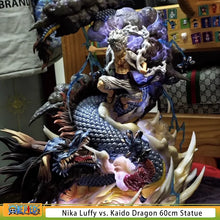 Load image into Gallery viewer, One Piece GK Model Ultra-Large 60cm Premium Edition Statue - 5 Gear Sun God Anime Figure: Nika Luffy vs. Kaido Dragon Ornament
