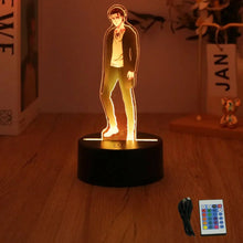 Load image into Gallery viewer, Anime Figures Attack on Titan 3D Lamp LED Night Light RGB16 Colors Lamps Remote Standing Sign Decor Bedroom Home Kids Toys Gifts
