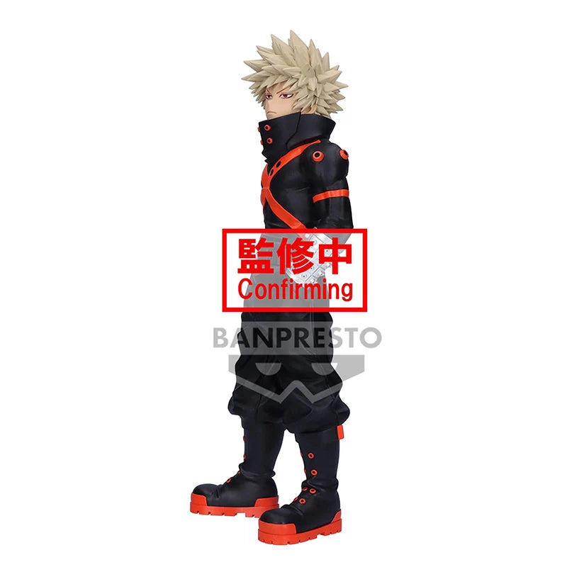 Original BANPRESTO My Hero Academia Bakugou Katsuki PVC Anime Figures Model Action Figures Collection Toy